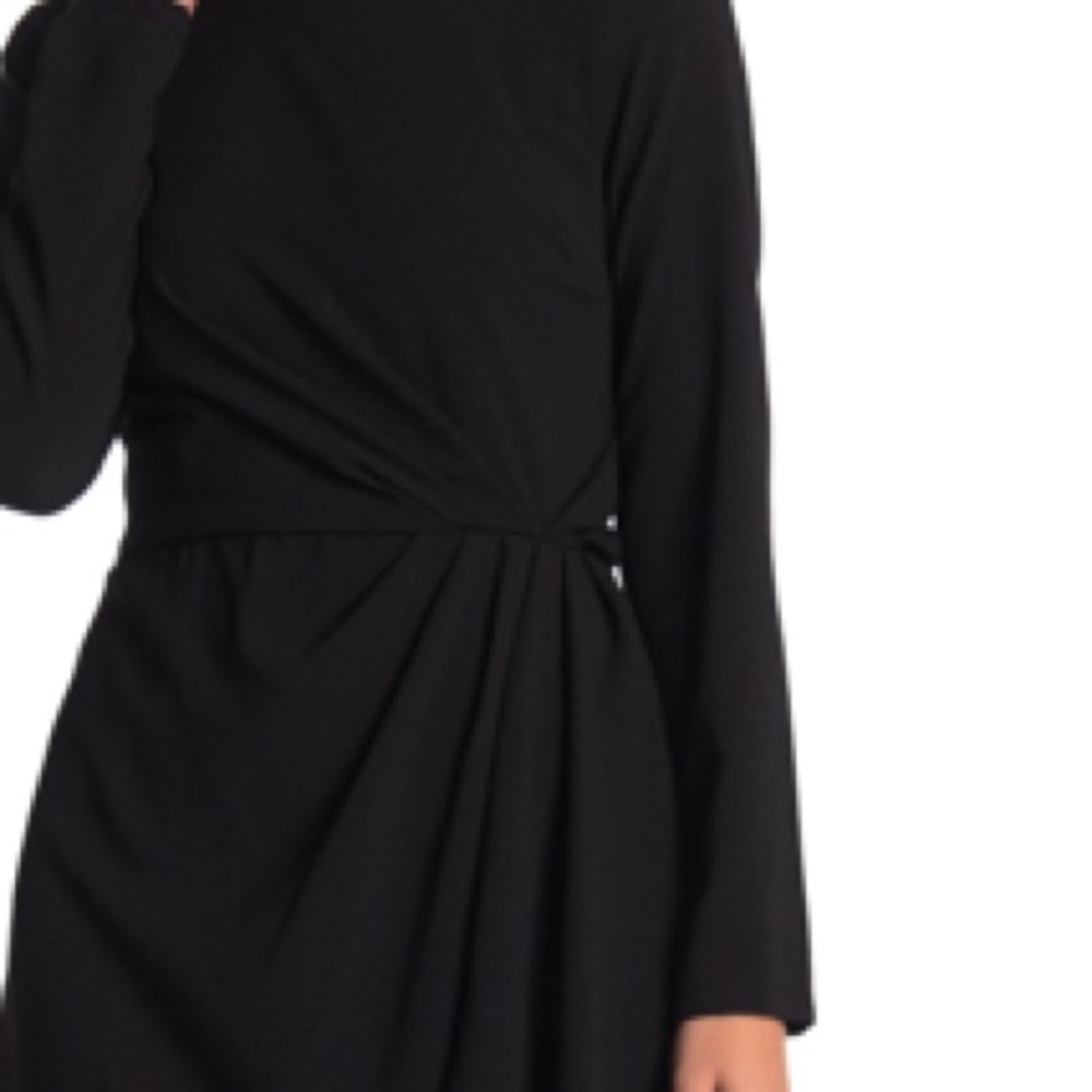 NWT Julia Jordan Black Crepe Dress Size 12 - Picture 5 of 8